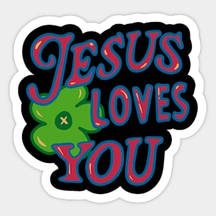 Jesus love you Sticker